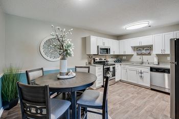 Separate dining room area